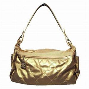 Chanel Metallic Gold Leather Shopper